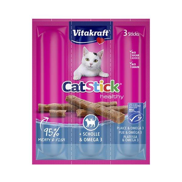 Vitakraft Cat Balık & Omega Stick Kedi Ödül Maması 3x6 18 Gr